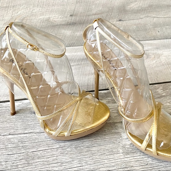 Michael Antonio Gold Platform Stiletto Heel - Picture 3 of 12